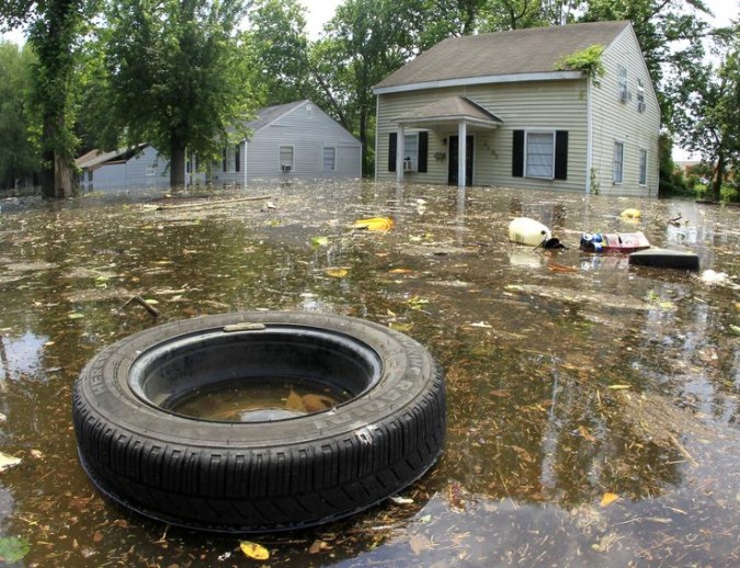 Memphis, Tennessee, USA flooding, May 9, 2011