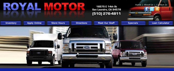 Royal Motor website graphic from http://royalmotor.net, December 2011