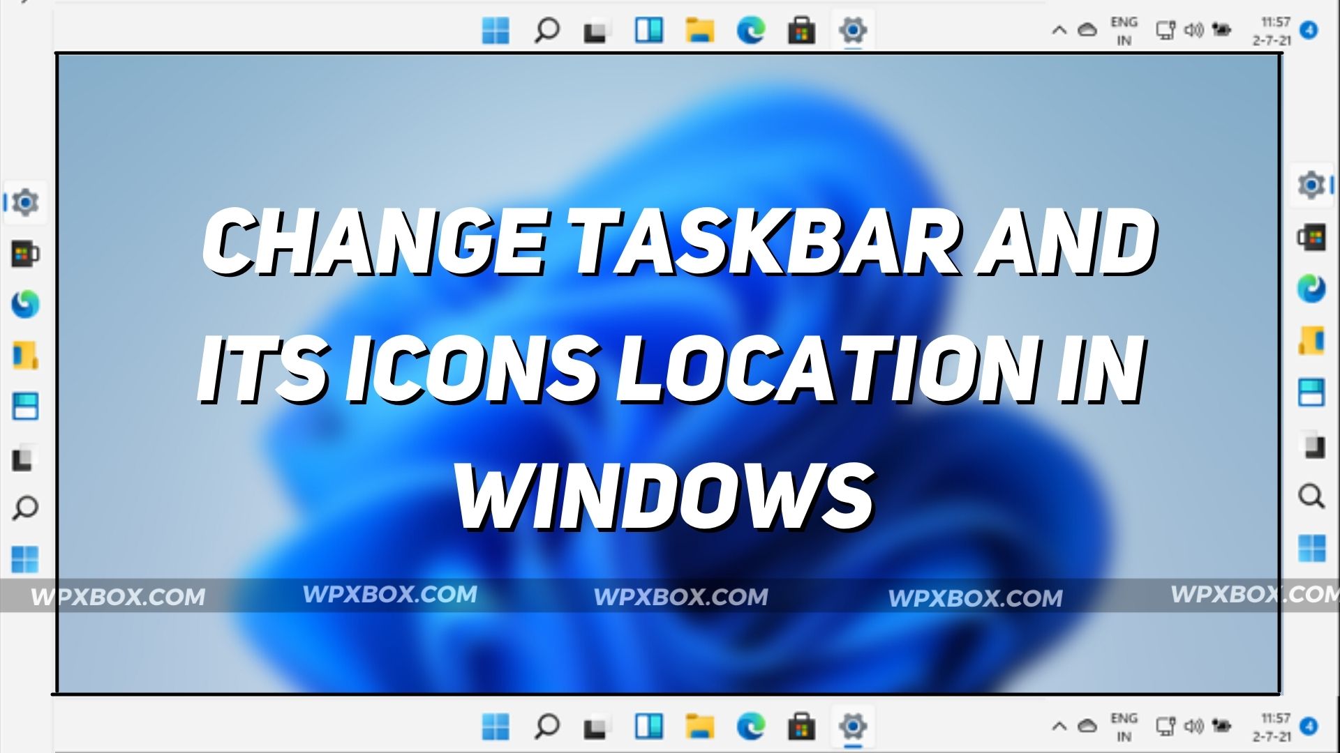 How To Change Taskbar And Its Icons Location In Windows 1110 - Vrogue