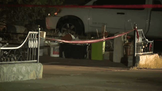 Shooting that "possibly occurred" in the 2000 block of Diciembre Drive in east El Paso on Thursday, June 29, 2023. Credit: KFOX14/CBS4