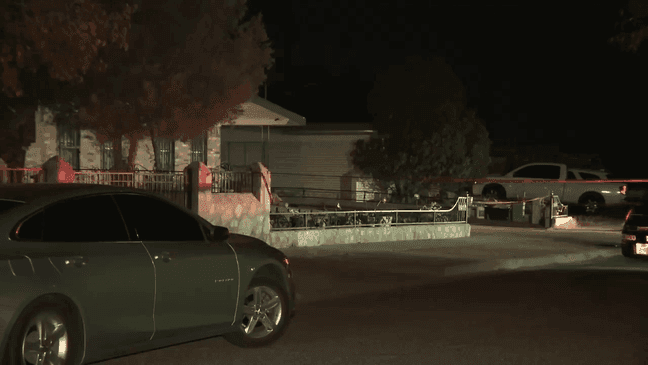 Shooting that "possibly occurred" in the 2000 block of Diciembre Drive in east El Paso on Thursday, June 29, 2023. Credit: KFOX14/CBS4