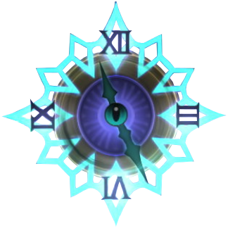 Cropped screenshot of the clock in KH3D HD