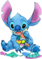 Concept art of Stitch for Kingdom Hearts Birth by Sleep.