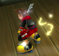 Sora suffering from Bind.