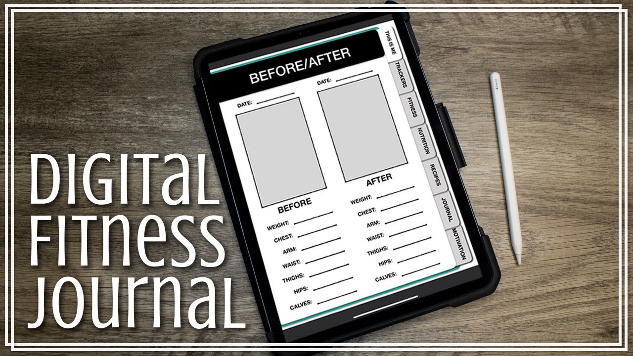 Digital Fitness Journal Flip-Through With Goodnotes App! - Youtube