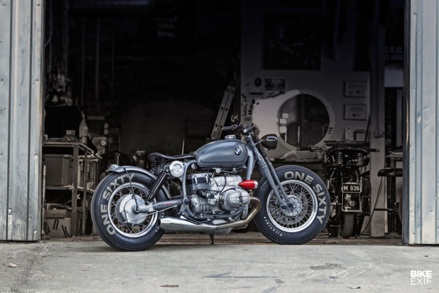 A BMW-powered custom bobber motorcycle by Renard Speed Shop