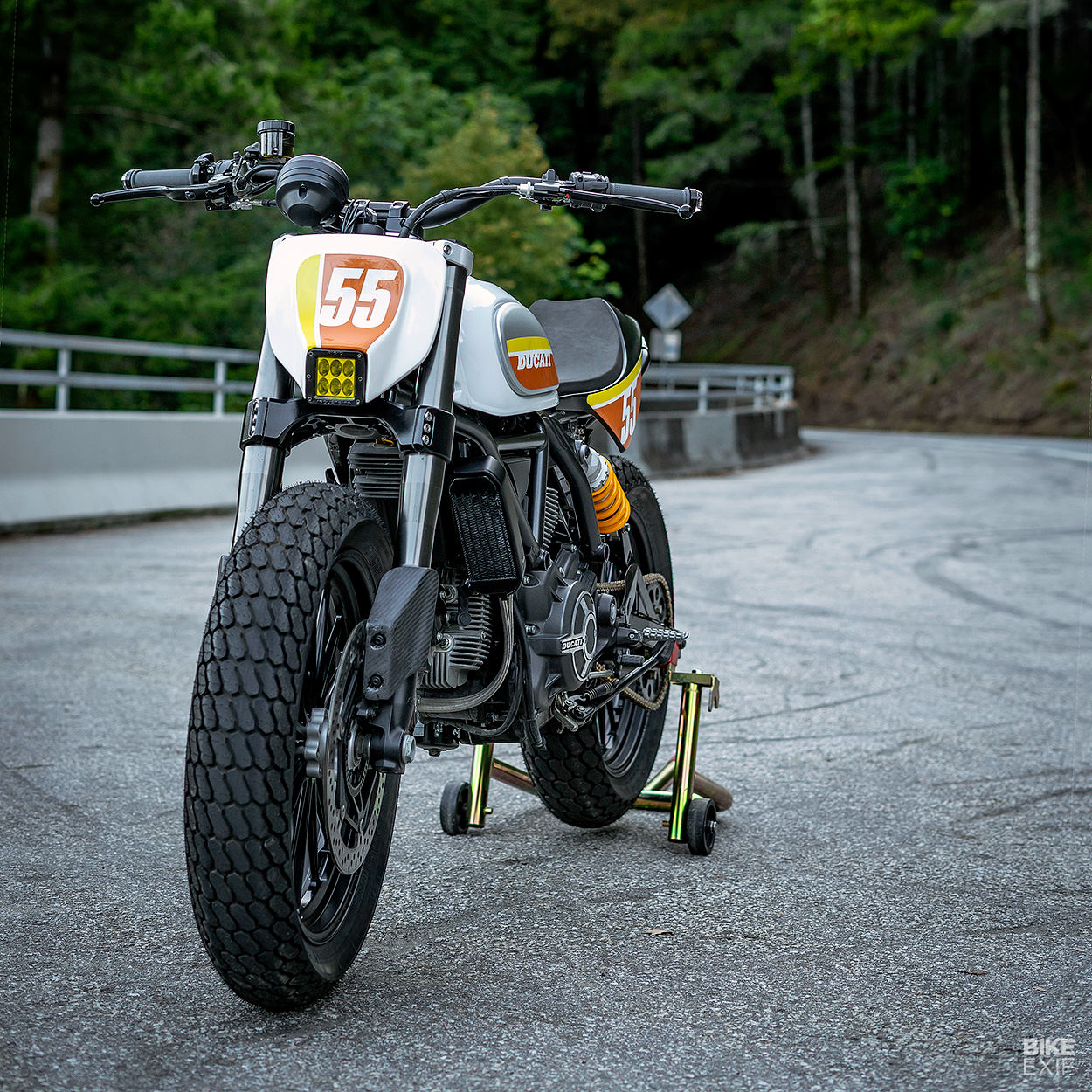 Sleeper: A 2016 Ducati Scrambler heavily modified by Zero Motorcycles engineer Tom Zipprian