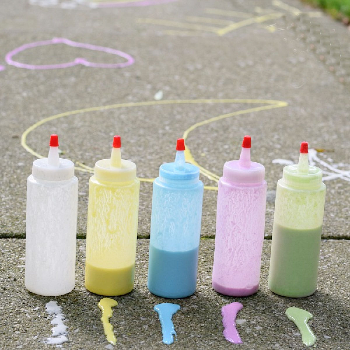 puffy sidewalk paint