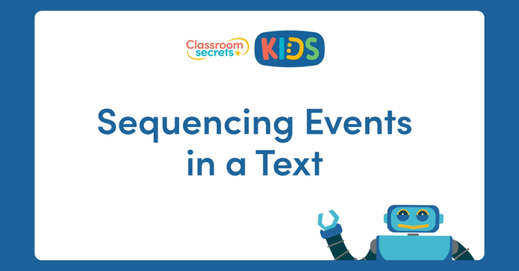 Sequencing Events in a Text Video