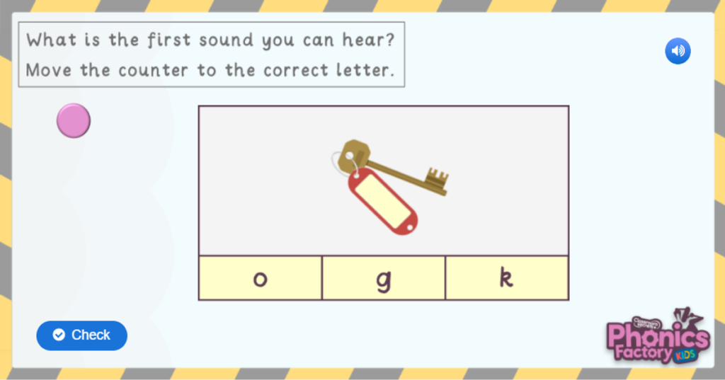 Phase 2 phonics game