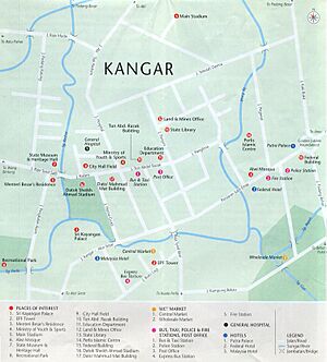 Kangar map