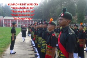 KUMAON REGIMENT: WAR CRY WITH MEANINGS