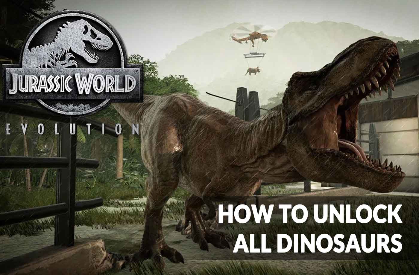 All The Dinosaurs In Jurassic World