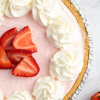 no bake strawberry pie