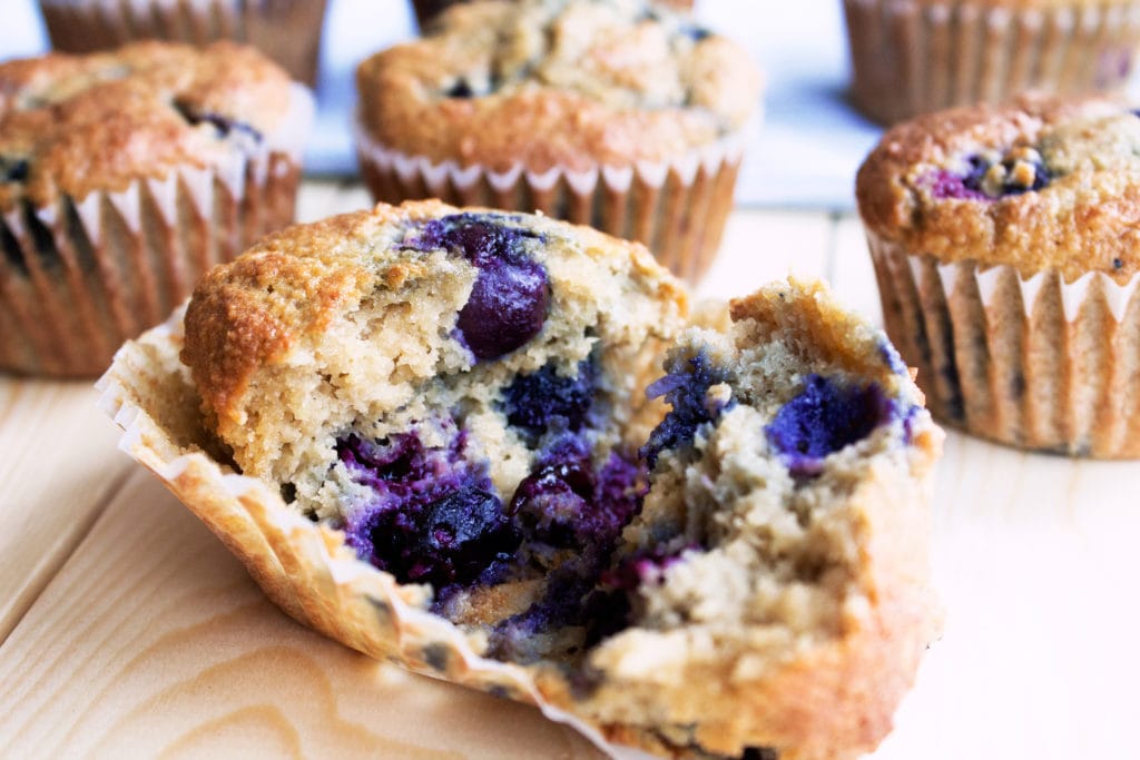 Paleo Blueberry Coconut Muffins | Kit's Coastal | #kitscoastal #coastalpaleo #paleo #glutenfree #dairyfree #muffins