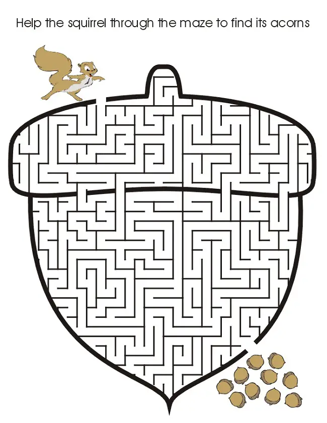 Puzzle Maze Printable