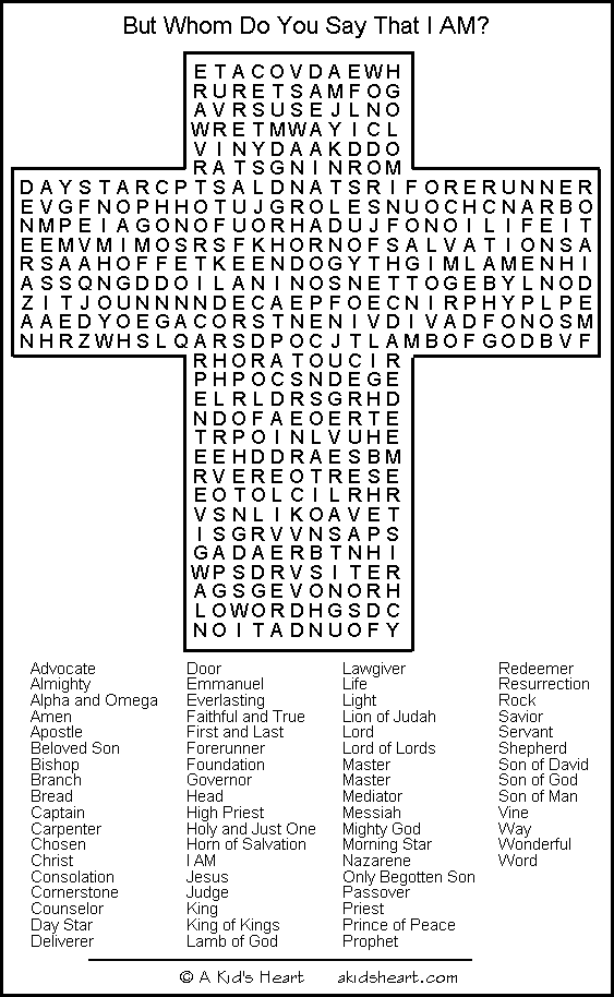 Bible Crossword Puzzles Printable - Customize and Print