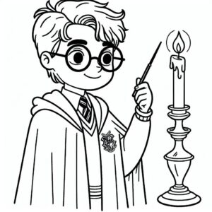 21 Kolorowanki Harry Potter do druku darmowe PDF