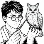 21 Kolorowanki Harry Potter do druku darmowe PDF