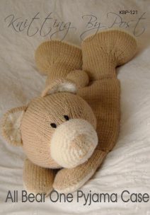 all bear one bear knitting pattern pyjama case