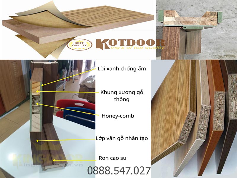 cửa gỗ công nghiệp MDF melamine