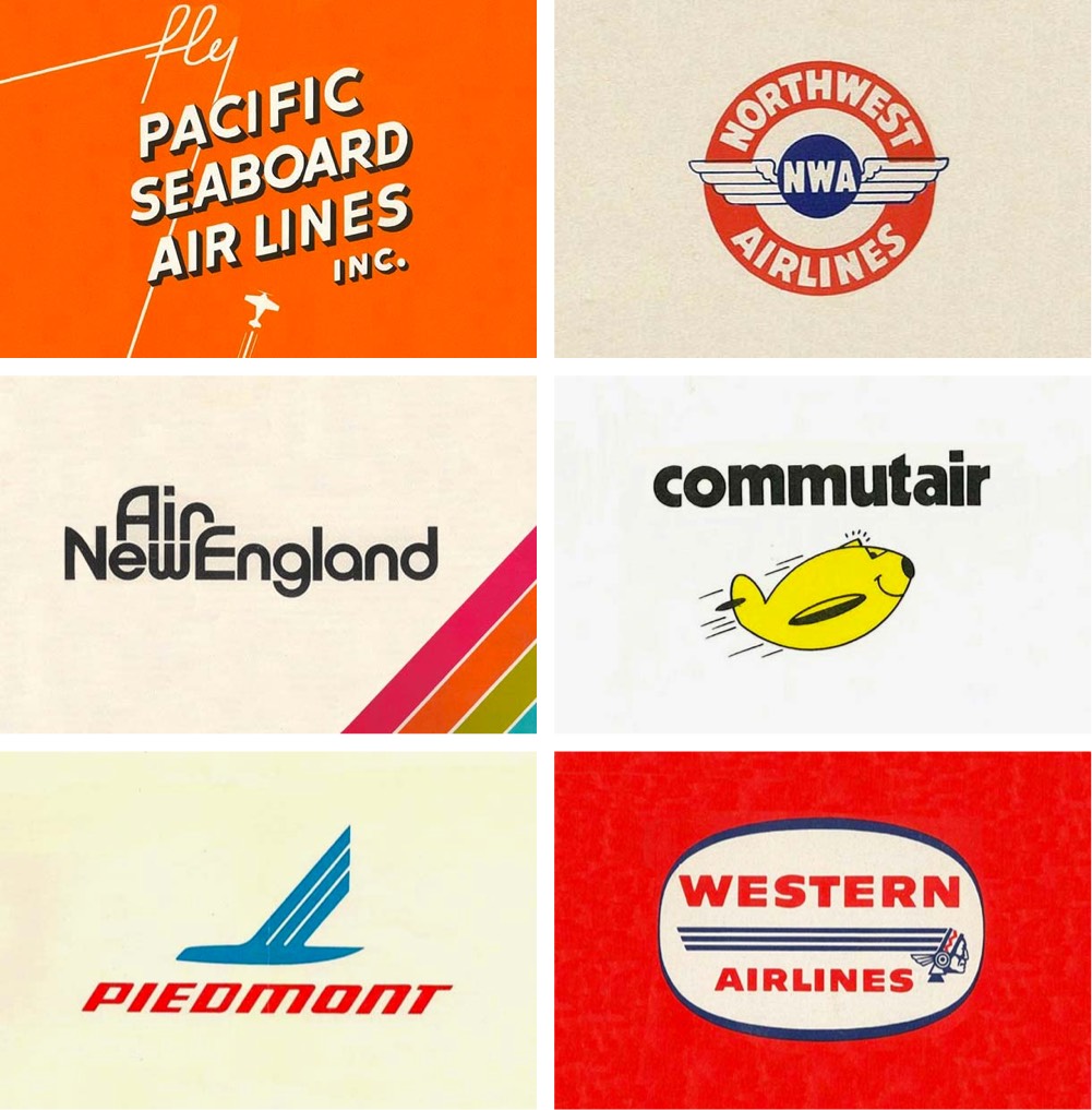 Retro Airline Logos