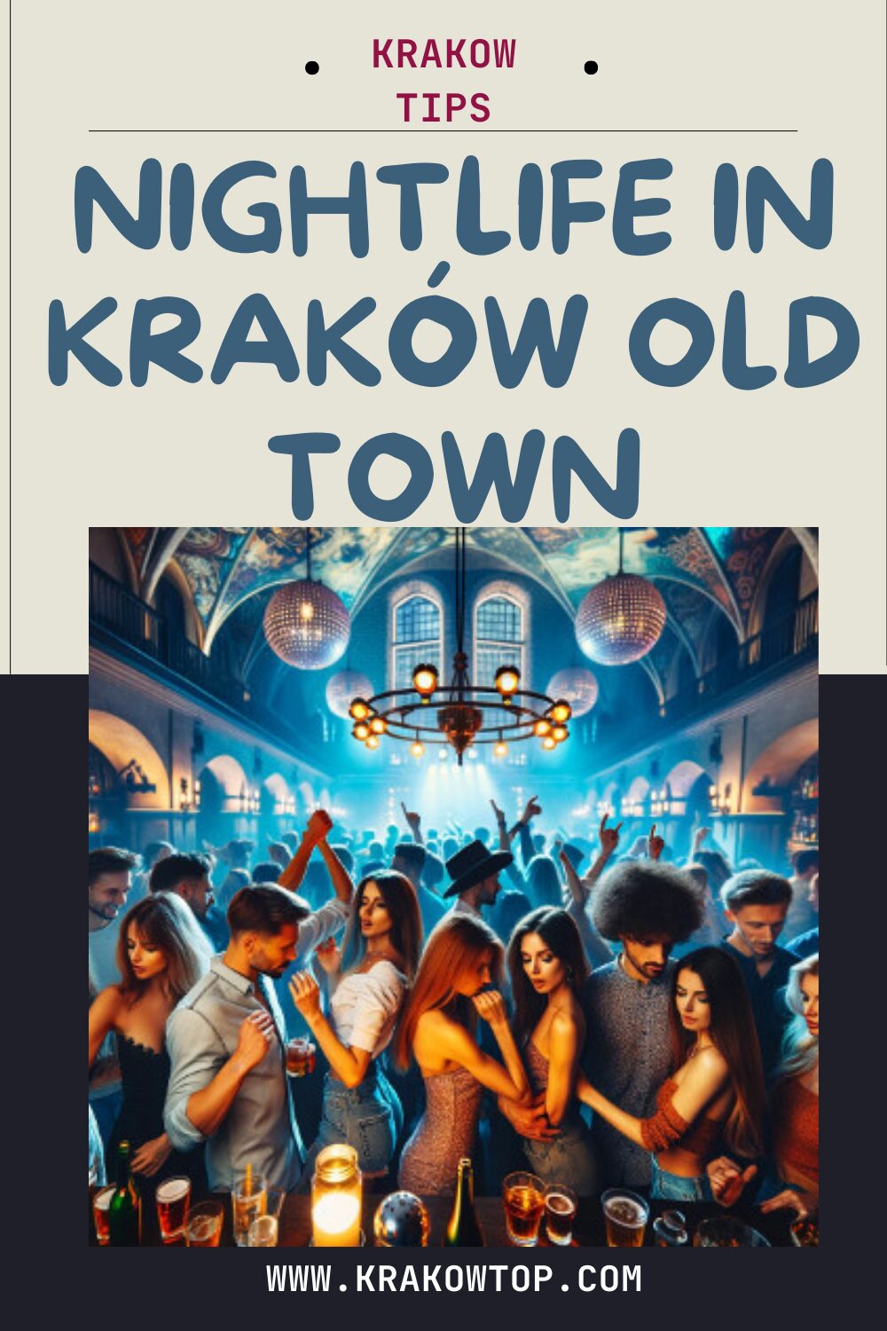 Nightlife in Old Town Krakow