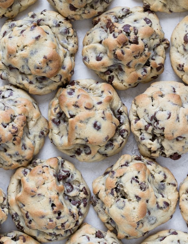 large chocolate chip cookies