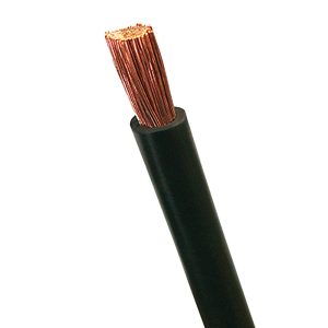 Automotive Battery Cable, Black, Size 00, Stranding 910/.30, 100M Roll