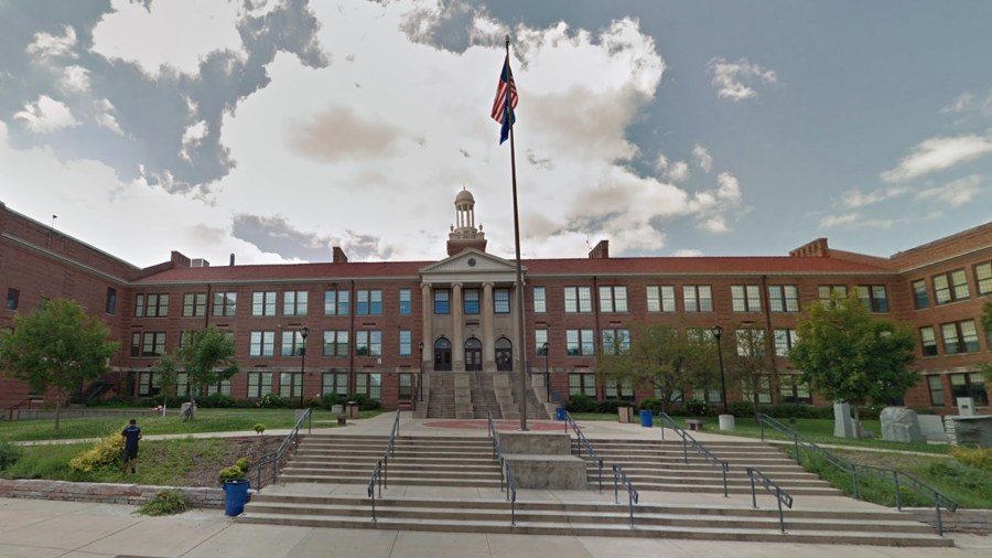 Madison West High School in Madison, Wisconsin, is seen in a Google Maps Street View image.