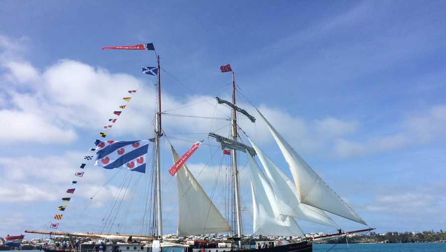 Sail Boston ships in Bermuda