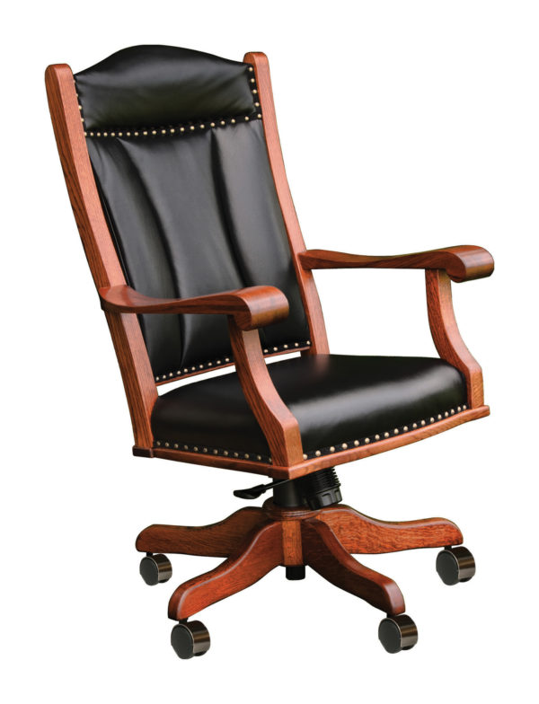 Office Arm Chair | Amish Solid Wood Office Chairs