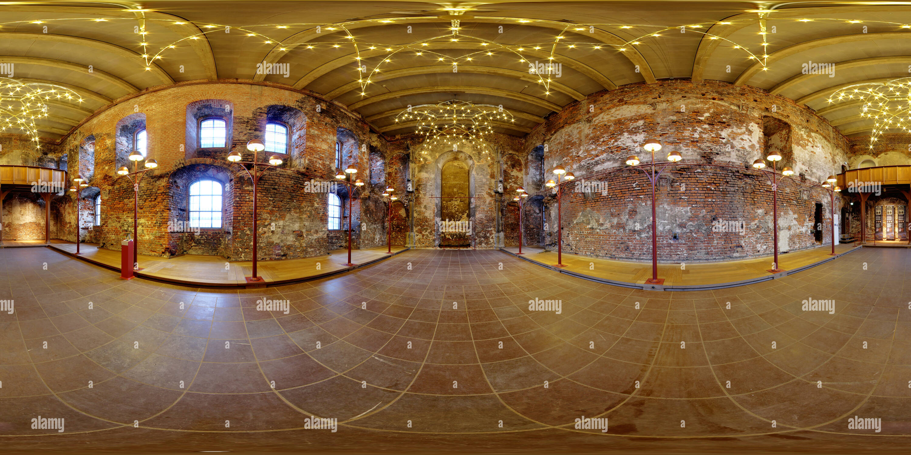 360 degree panoramic view of Koldinghus slotskirke