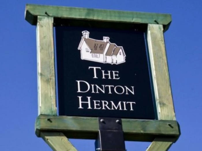 dinton hermit pub sign