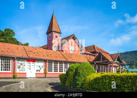 Nuwara Eliya Pink Post Office in sri lanka Stock Photo