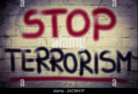 No Terror Concept Stock Photo