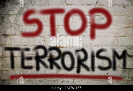 No Terror Concept Stock Photo