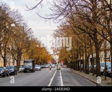 Illumination on Avenue Montaigne in Paris, France Stock Photo