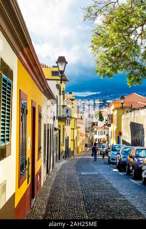 Old Town, Funchal, Madeira, Portugal Stock Photo