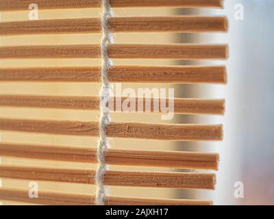 Japanese cane curtain Stock Photo