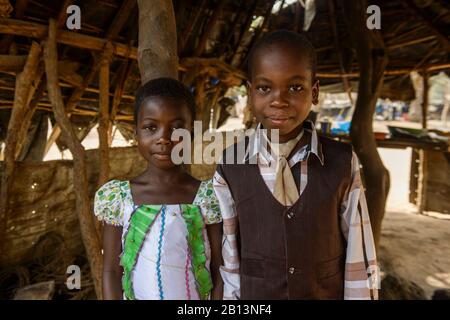 Portraits of Ivorians,Cote D'Ivore (Ivory Coast) Stock Photo