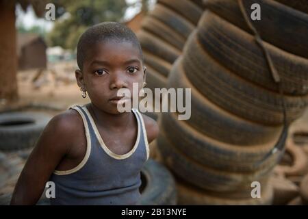 Portraits of Ivorians,Cote D'Ivore (Ivory Coast) Stock Photo