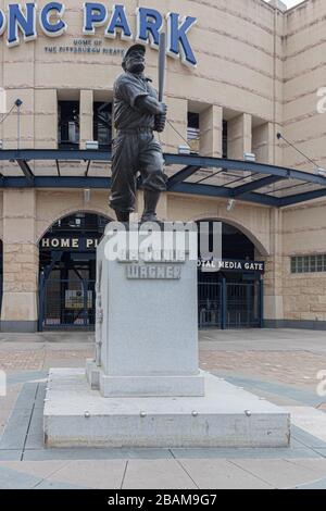 Honus Wagner Statue Stock Photo