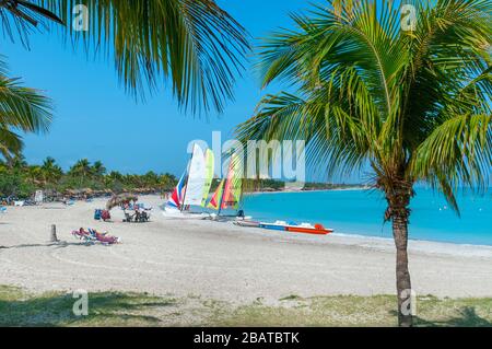 Varadero beach, Matanzas, Cuba Stock Photo