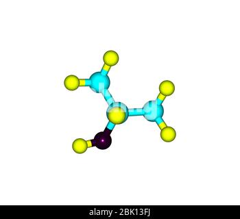 Isopropyl alcohol (Isopropanol) is a chemical compound with the molecular formula C3H8O. It is a colorless, flammable chemical compound with a strong Stock Photo