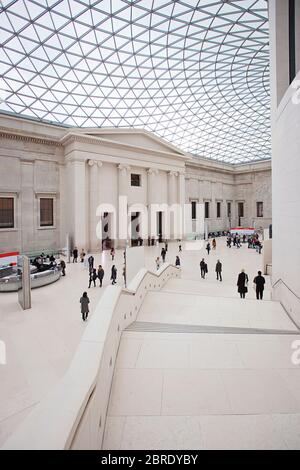 Exquisite interior of The British Museum Stock Photo