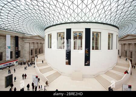 Exquisite interior of The British Museum Stock Photo