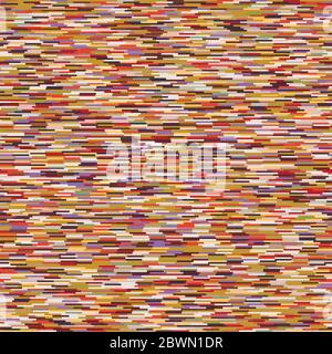 Blotched Space Dyed Ombre Background. Texture. Mottled Line Effect Seamless Pattern. Vibrant Vertical Stripe Ikat Textile. Multicolored Heathered Stock Vector