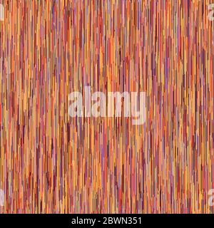 Blotched Space Dyed Ombre Background. Texture. Mottled Line Effect Seamless Pattern. Vibrant Vertical Stripe Ikat Textile. Multicolored Heathered Stock Vector