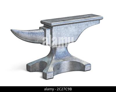 Blacksmith anvil 3D Stock Photo